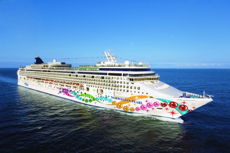 Aerial Norwegian Pearl Norwegian Jewel - Norwegian Cruise Line